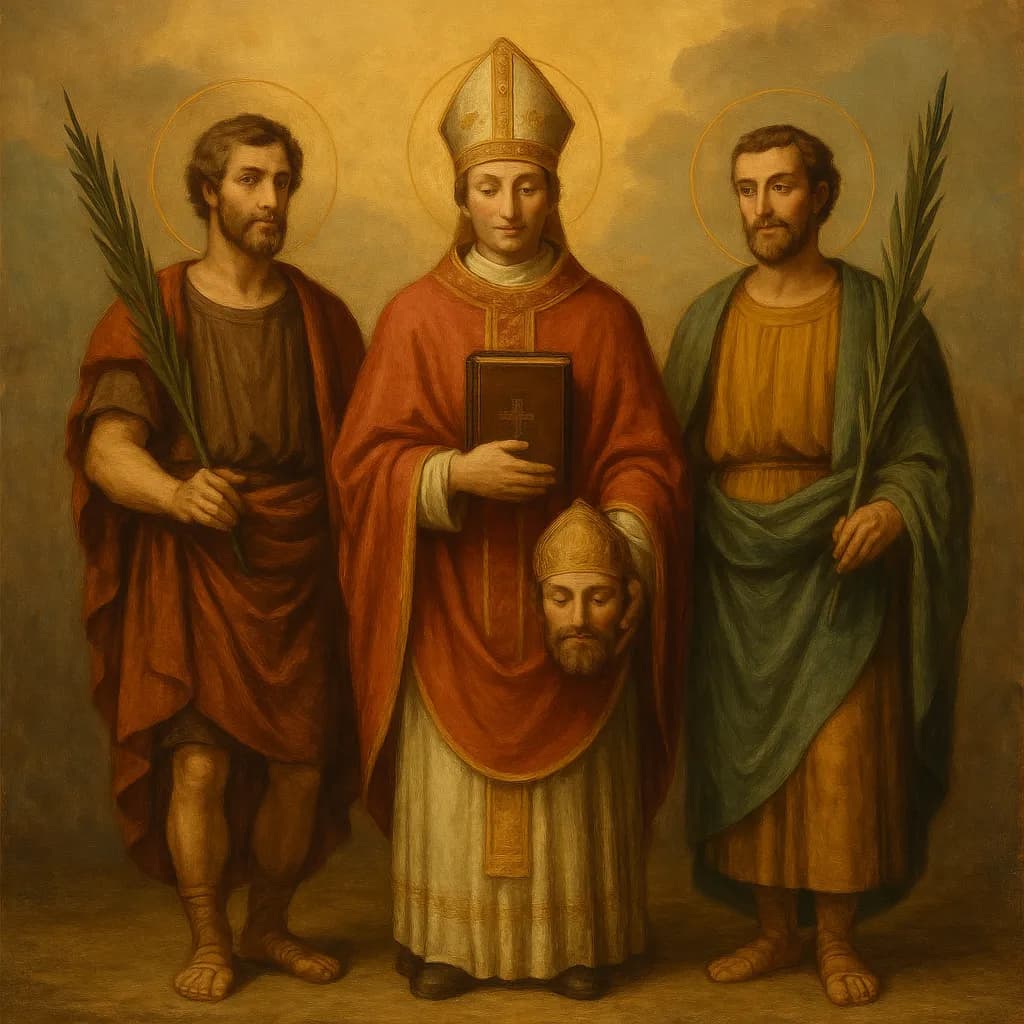 Image of Sts. Denis, Rusticus, and Eleutherius Image of Sts. Denis, Rusticus, and Eleutherius