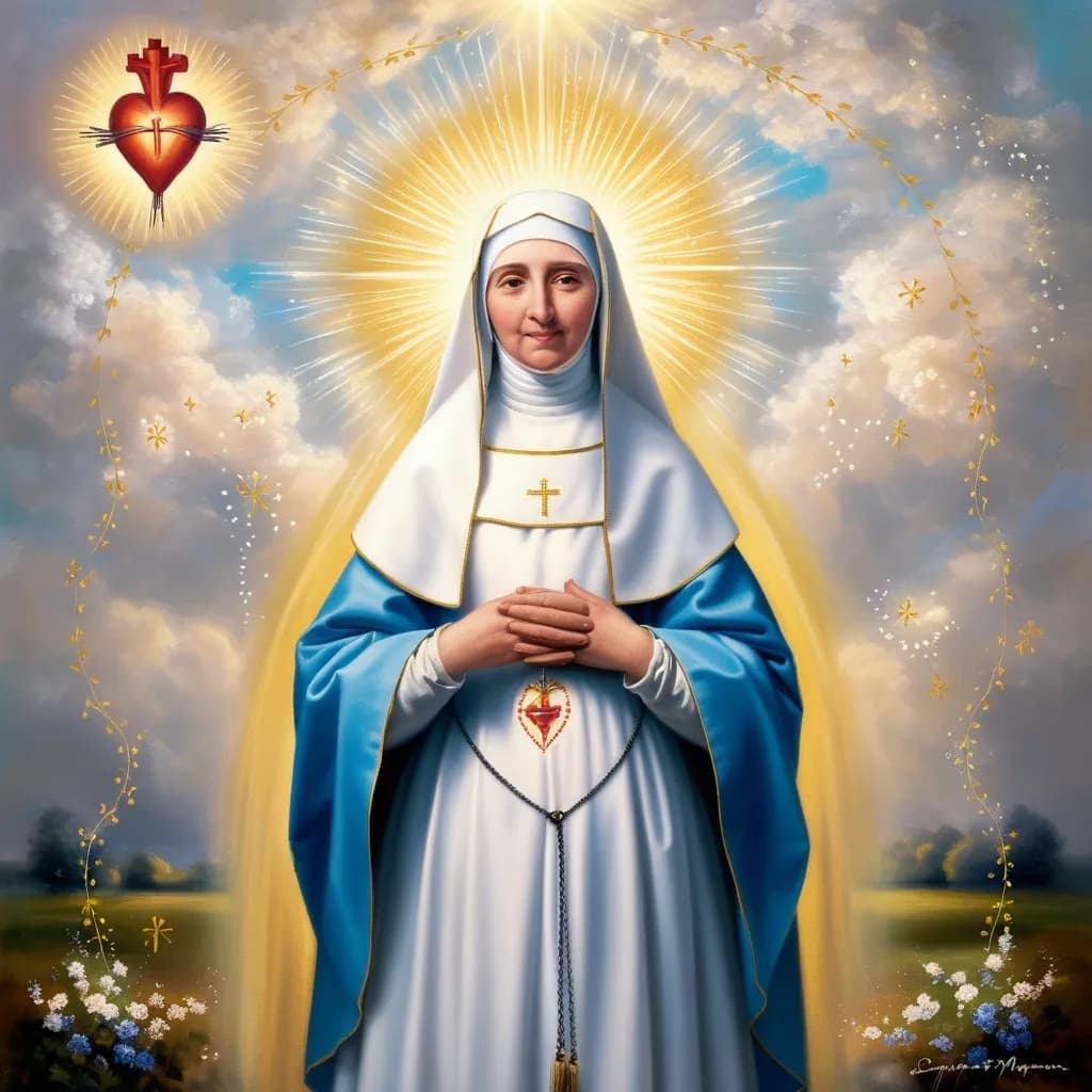 Image of St. Margaret Mary Alacoque Image of St. Margaret Mary Alacoque