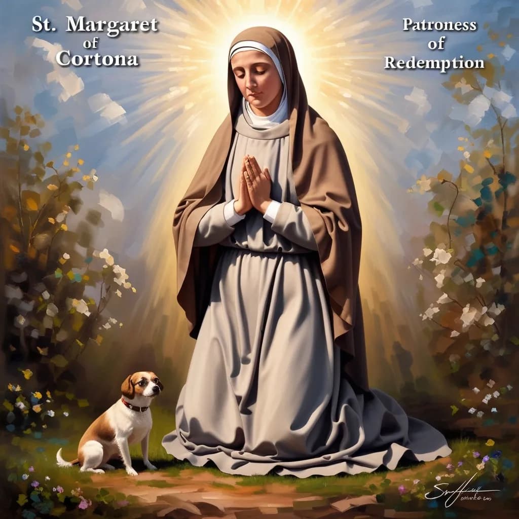 Image of St. Margaret of Cortona Image of St. Margaret of Cortona