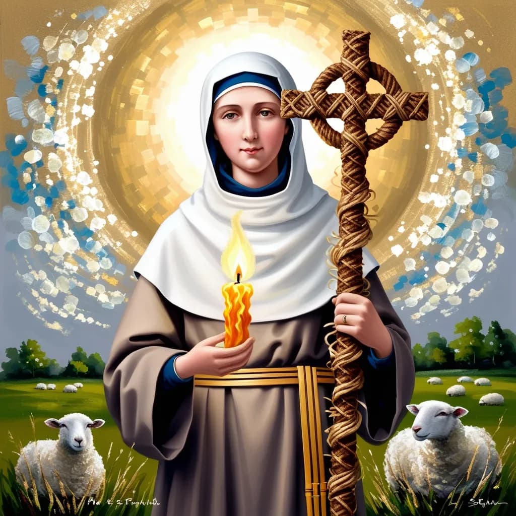 Image of St. Brigid of Ireland Image of St. Brigid of Ireland